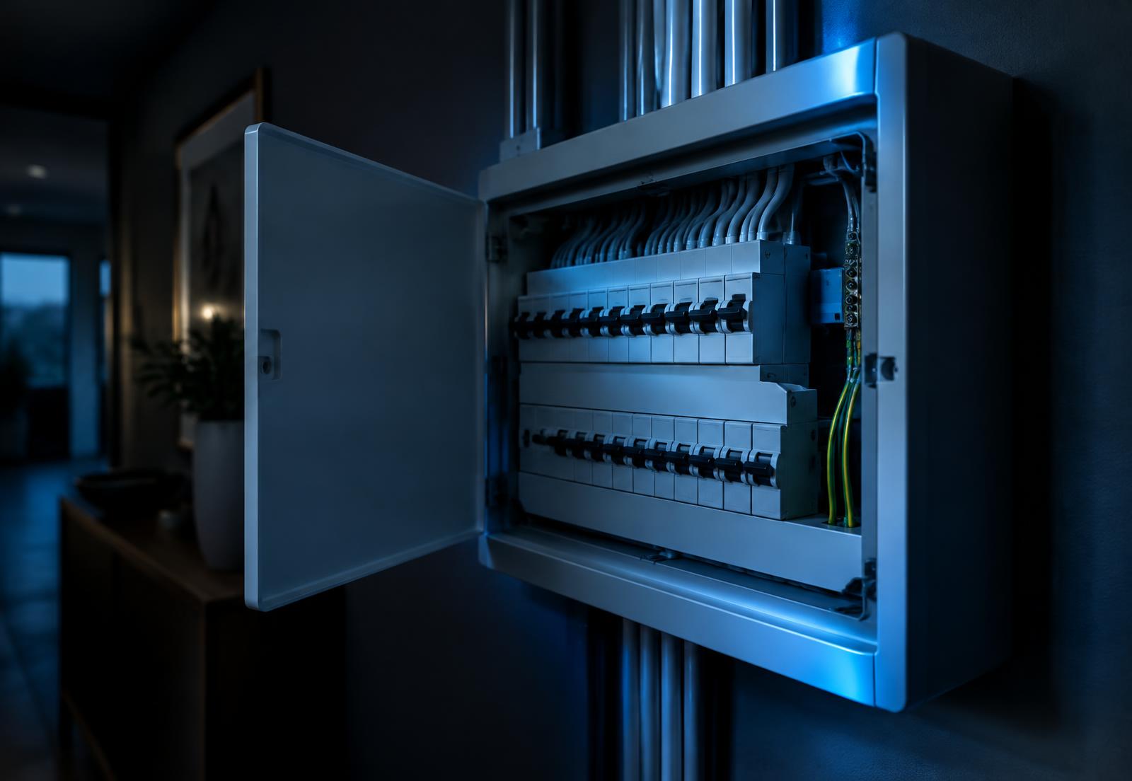 Modern domestic consumer unit